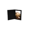 Black Side-Insert Portrait Folders frames in vertical orientation